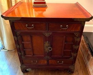 Small Asian cabinet.
