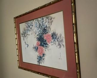 Vintage David Lee framed print.