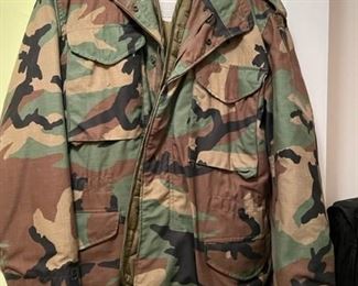 Camouflage jacket.