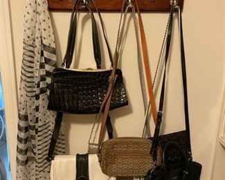 Women's clothes, shoes and purses.