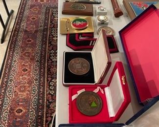 Medals and plaques from Four-Star Army General.  (PLEASE NOTE THAT SOME OF THESE PLAQUES HAVE BEEN PULLED BY THE FAMILY).