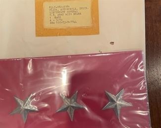 Automobile plate, Lieutenant General U.S. Army.