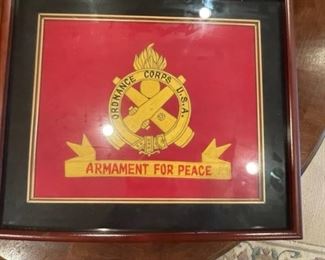 Plaques and memorabilia from Four-Star Army General. (PLEASE NOTE THAT A FEW OF THESE PLAQUES HAVE BEEN PULLED BY THE FAMILY).