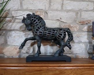 Beautiful horse statue decor