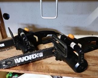 Worx electric chain saws