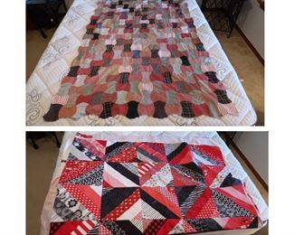 Handmade quilt tops....ready to be finished!