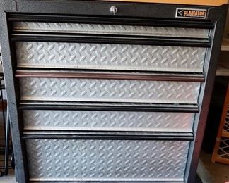 Gladiator by Whirlpool Corp. Rolling Tool Cabinet Chest w/Butcher Block Top