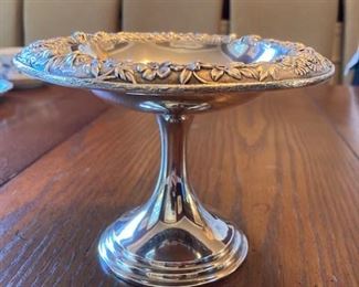 Solid Sterling Silver Compote S. Kirk & Sons
