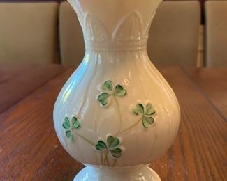 Beleek Irish porcelain Vase