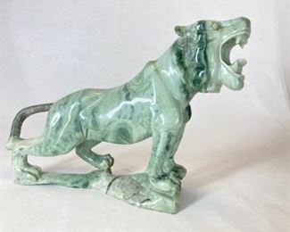 Large Chinese Jade Tiger