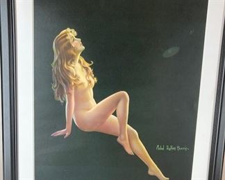Mabel Rollins Harris pinup lithograph
