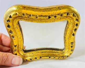 Florentine gilt wood mirror
