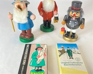 Lot of vintage German Smokers with incense pellets