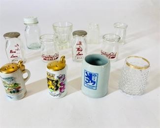 Lot of miniature steins and bottles