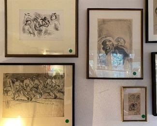 Boardman Robinson original artworks.