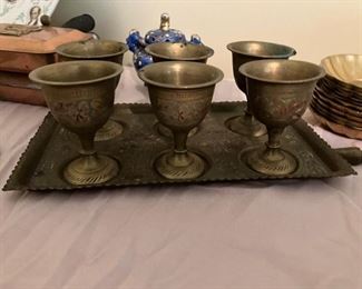 $30 - Antique Indian Egg Cups. 