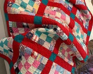 *	#85	Vintage quilt 	 $60.00 		