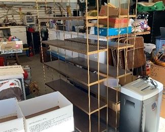 #81	Mid century metal shelves 37x57x9	 $25.00 		
#82	Mid century metal shelves 37x57x9	 $25.00 		