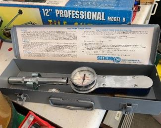 	#51	Seekonk torque gauge	 $100.00 		