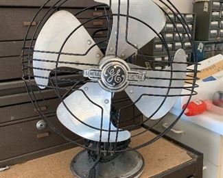 	#58	Vintage General Electric fan	 $50.00 		