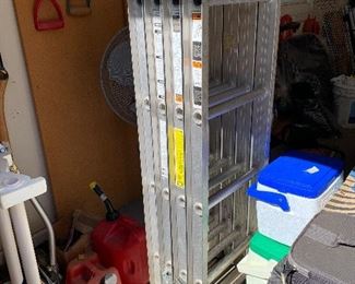 	#59	Werner made in USA aluminum type 2 multi-position ladder	 $100.00 		
