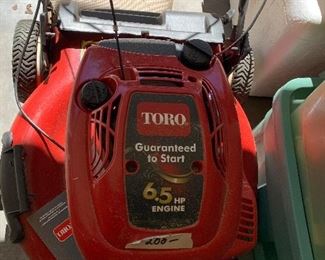 	#60	Toro lawn mower Personal Pace self propelled	 $200.00 	 	