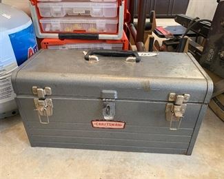 	#61	Craftsman tool box and tools	 $125.00 		