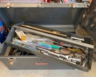 	#61	Craftsman tool box and tools	 $125.00 		