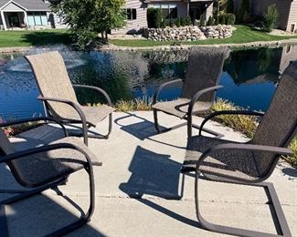 6 outside patio chairs