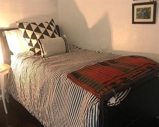 Pair of matching coverlets - sold independently