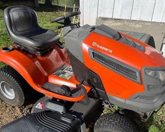 429 hours, 22 horsepower, 46” mowing deck. Purchased new in late 2018.