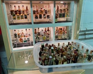 miniature liquor bottles