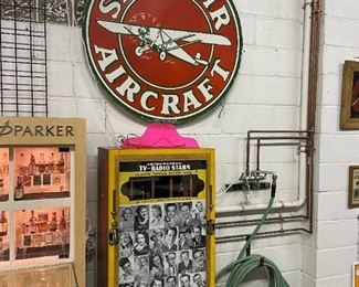 Porcelain Sinclair sign.