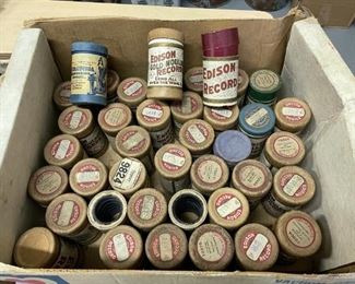 Many Edison cylinder records