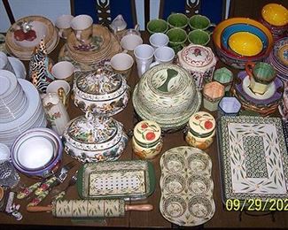 Temptations cookware, Capodimonte, Euro Ceramics and Style House china