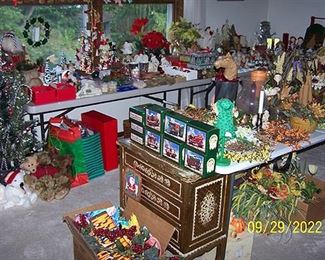 Christmas and Fall decorations