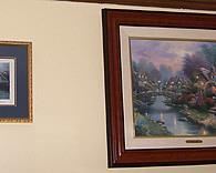 Sample of Thomas Kinkade pictures (some oils)