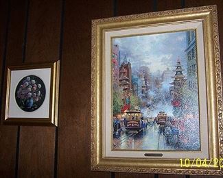 Oils by Horthy and Thomas Kinkade (San Francisco)