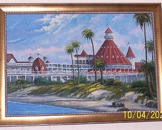 Large Thomas Kinkade oil