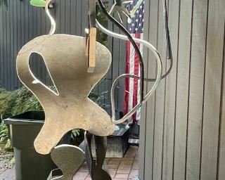 Abstract Metal Outdoor Sculpture