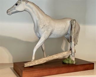 Cybis Bisque White Horse Figure