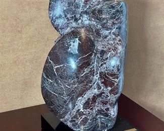 Abstract Marble Sculpture by Elaine Sheft