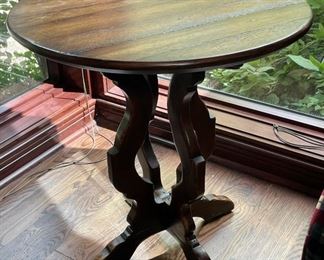 Walnut Plank Side Table