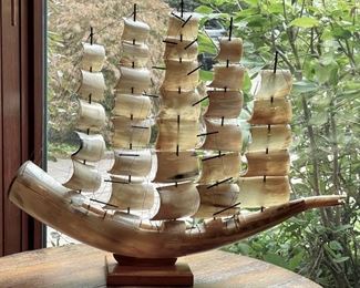 Bone Model Ship