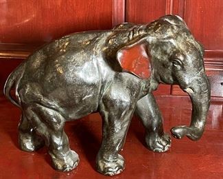 Japanese Bronze Elephant 