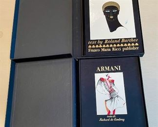 2 Vintage Franco Maria Ricci Art Books of Erte & Armani
