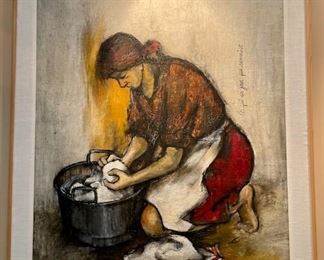 Rene Cazassus Painting