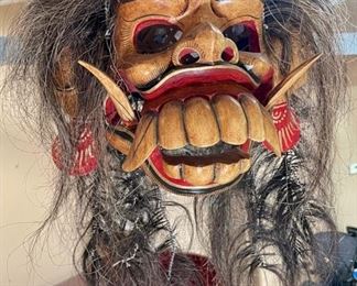 Indonesian Protective Demon Dance Mask