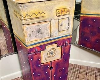 Decorative Painted Art Chest