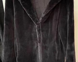 Albert Furs Shearling Mink Coat with Hood